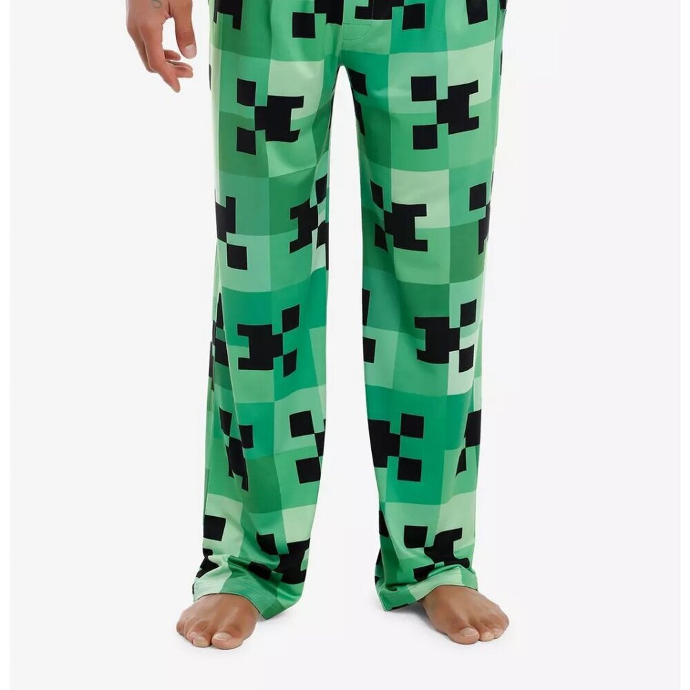 Minecraft Creeper Pajama Pants Size 2X, Like New Condition - Picture 3 of 15